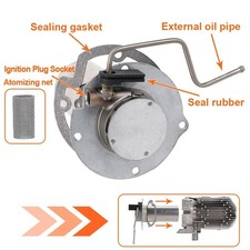12V 5-8kw Diesel Parking Heater Burner Torches Combustion Gasket Chamber O U5Z9