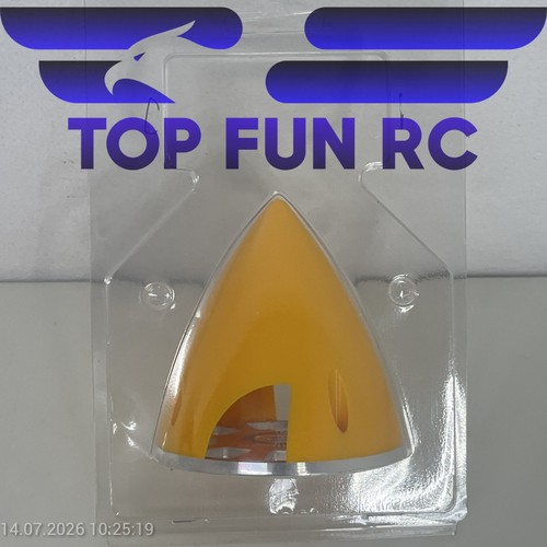 RC AIRPLANE 3 1/2" SPINNER PLASTIC WITH ALUMINUM PLATE