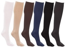 Winterlace Women  s Trouser Socks, Opaque One Size, 6 Pairs Assorted 1