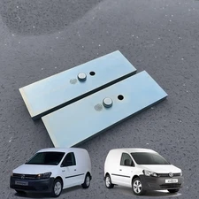 VW CADDY VAN REAR WHEEL AXLE BEAM LOWERING CENTRALISING PLATES MK3 Mk4 2012-2020