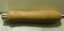 Small File Handle  4" Wooden File Handle Metal Ferrule Ring  Fits 4" - 8" Files