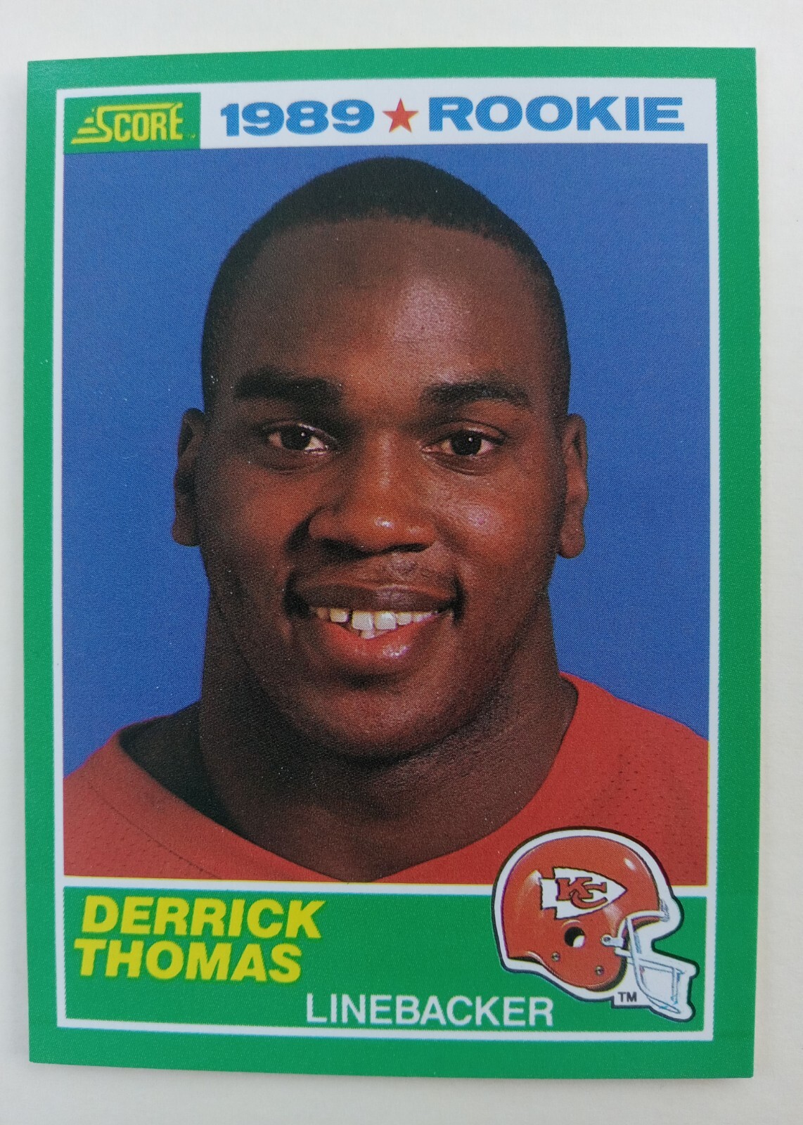 1989 Score - #258 Derrick Thomas (RC)