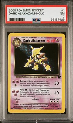 2000 POKEMON ROCKET #1 DARK ALAKAZAM-HOLO PSA 7 | eBay