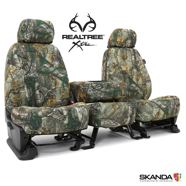 Coverking Realtree Xtra Camo Tailored Seat Covers for Ford F150 Made