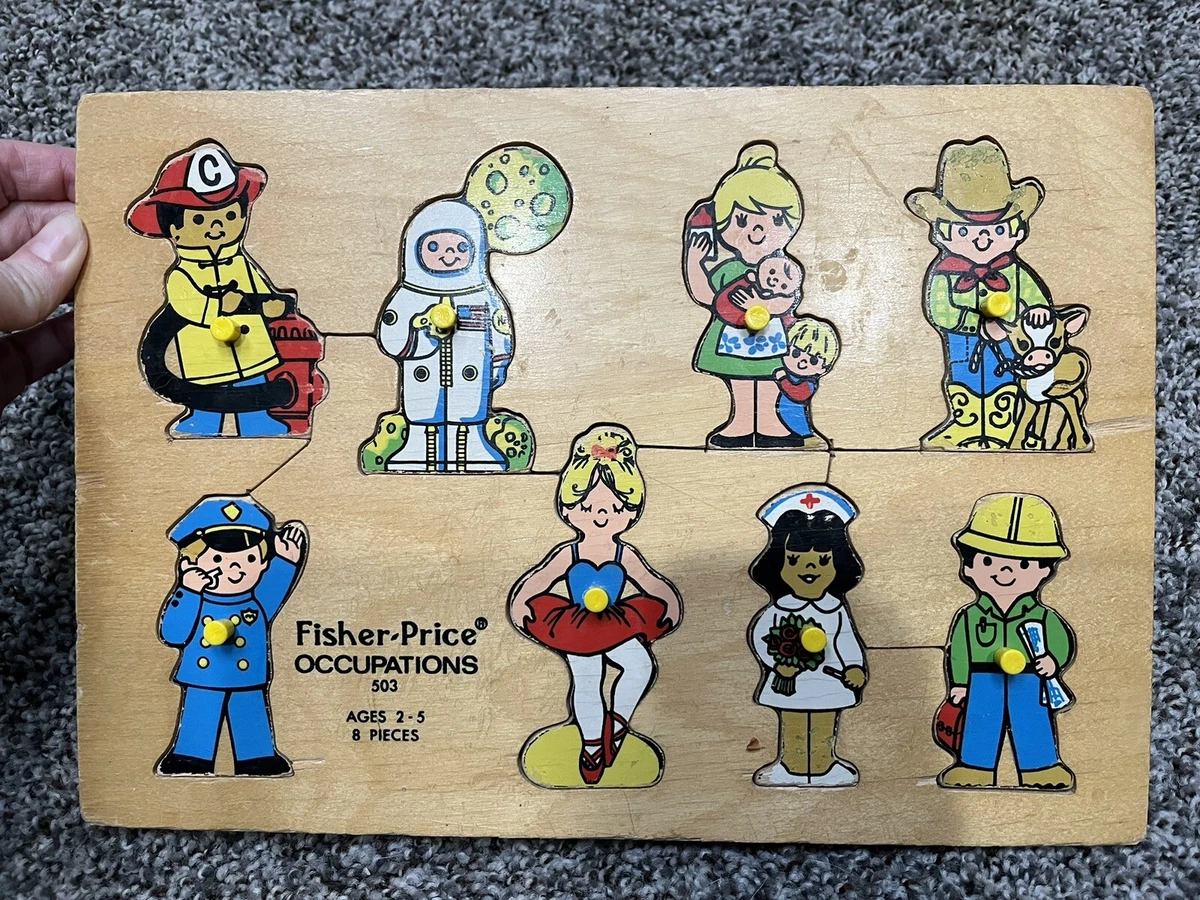Fisher price best sale wooden puzzles