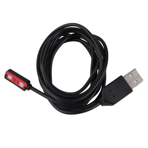 USB Charging Cable Charger Adapter for Pebble Steel Smartwatch Watch Black - Zdjęcie 7 z 8