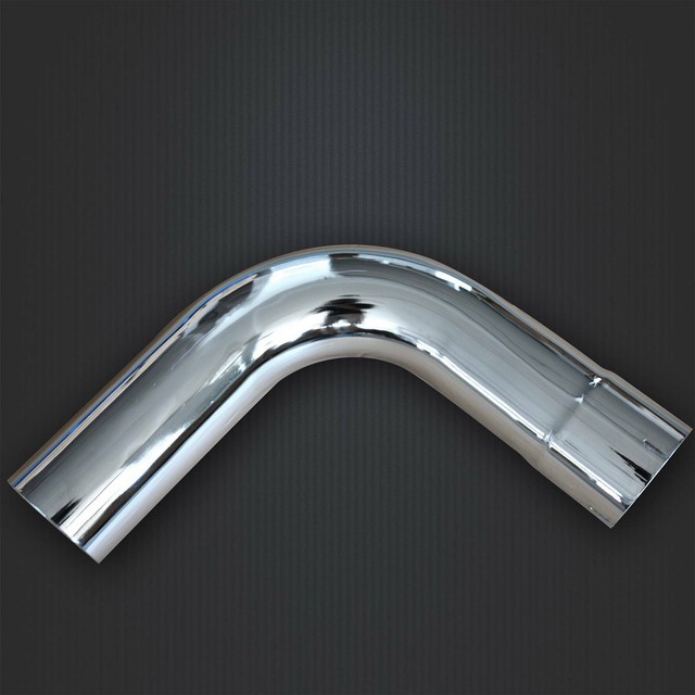 19.5" Arms Universal 5 inch ID / OD Chrome 90 Degree Exhaust Elbow eBay