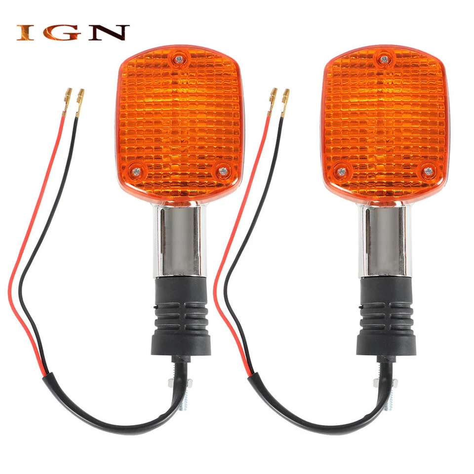 前对转向信号指示器 适合本田 Nighthawk CB650SC CB550SC 全新 — 第 2/4 张图片