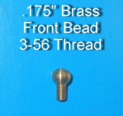 Brass Shotgun  Bead .175'' Universal Fit  3-56 Thread #3