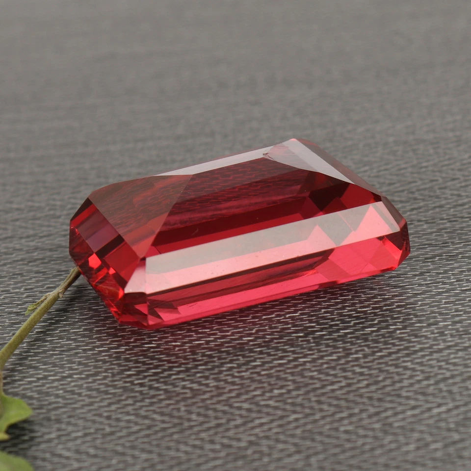Large Pink Tourmaline 57.50 CT Emerald Faceted Cut Loose Gemstone Gift 4 Women - Image 2 of 3