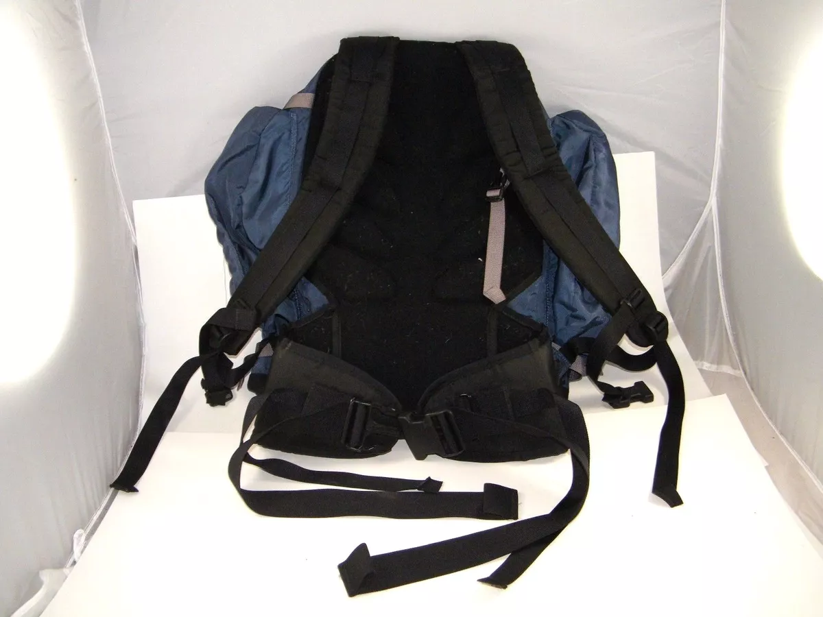 KELTY HIKING BACKPACK REGULAR BLUE GRAY COLOR GOOD USED