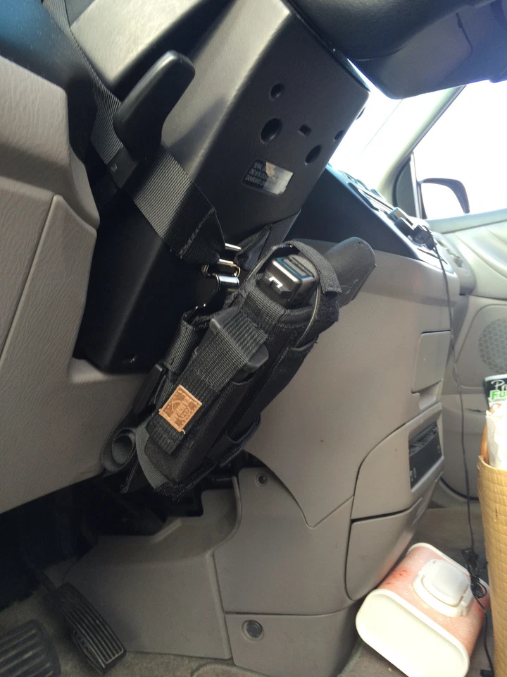 Vehicle Mount Accessories Car Truck Handgun Pistol Holster Conceal Ambidextrous  - Image 3 of 4