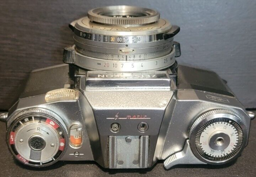Zeiss Ikon Contaflex Super B 35mm Lens Tessar Zeiss f=2.8/50 SN 3434125 Germany - Picture 8 of 21
