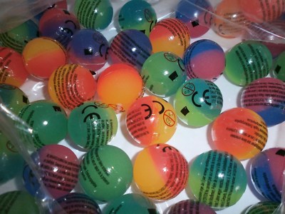 20- 100 Frost Flummi - gefrostet 30 mm bunt, Springball, hüpfen Geburtstag N 121