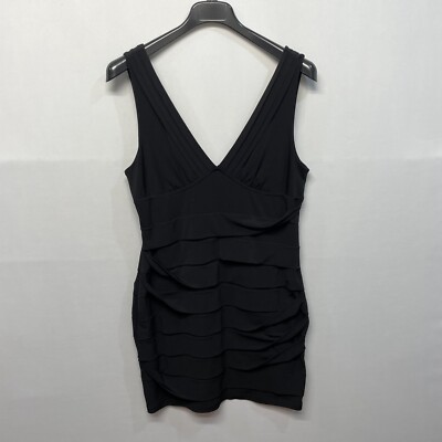 BCBGeneration Sleeveless Mini Dress Size XL X-Large Black M260 -14