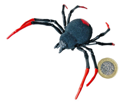 Action Figur Spielzeug Crawling Spider Robo Alive ungetestet Vintage ncb