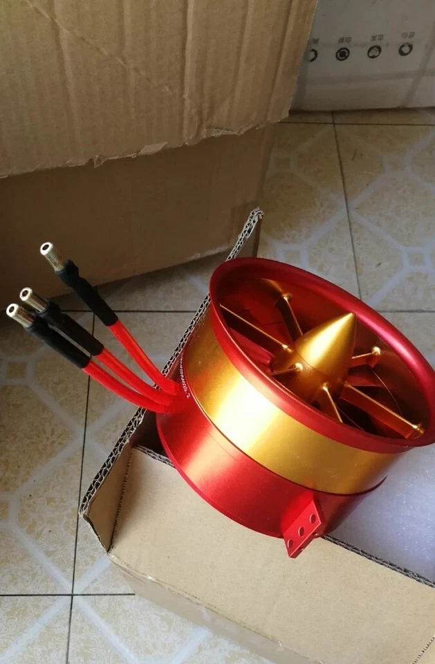 JP Hobby Full Metal 120mm 12 Blade EDF Fan Unit 12S Brushless Motor For Jets 14S - Image 4 of 4