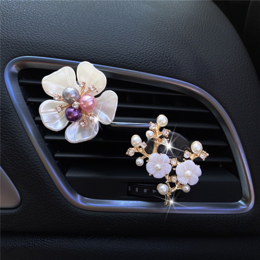 6PCS Peral,Metal Pearl Flower Daisy Car Air Fresheners eBay