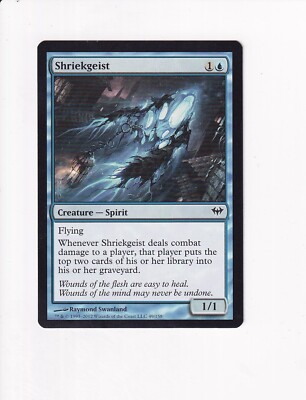 mtg dark ascension best cards MAGIC THE GATHERING MTG DARK ASCENSION SHRIEKGEIST
