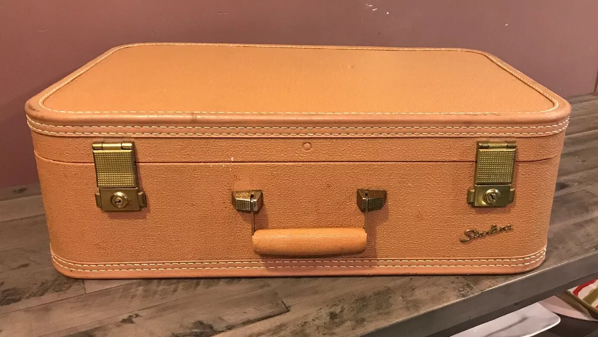 Lot - TWO VINTAGE LOUIS VUITTON HARD-SIDED SUITCASES