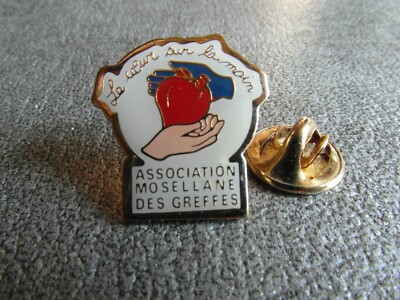 RARE PIN'S PINS - MOSELLE - THE HEART ON THE HAND - REGION - 57 - GRAFT - HEALTH