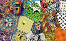 You Choose 5 BLOTTER ART Bulk Wholesale deal best price ever paper art