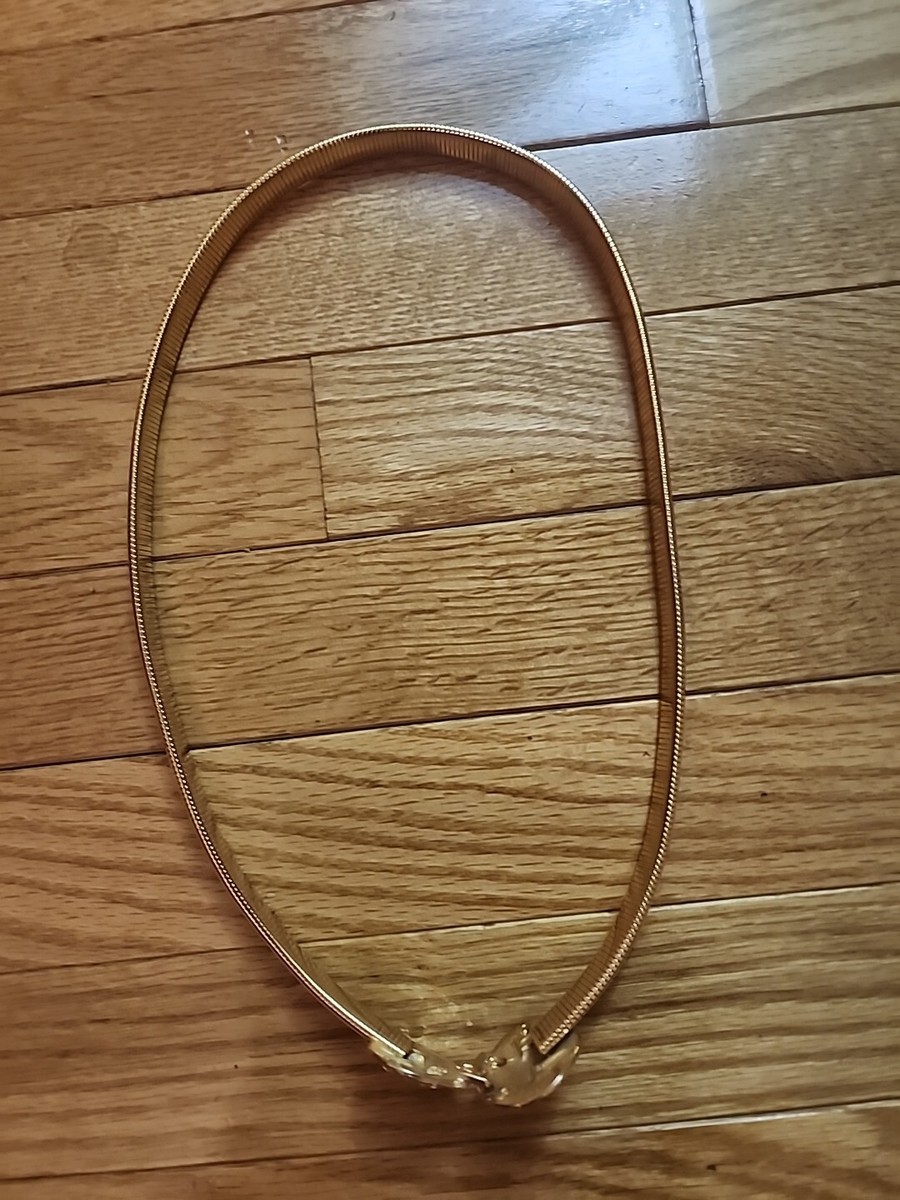 Dotty Smith Gold Skinny Snake Pattern Hook Eye 30 display picture 1