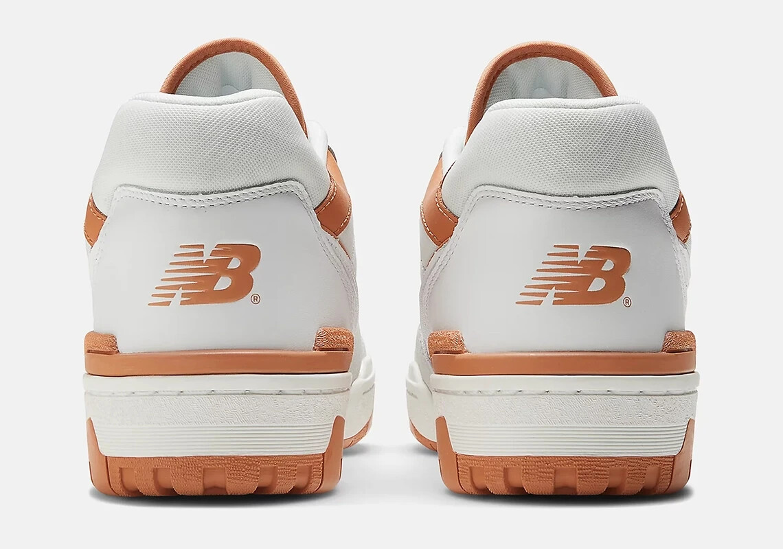 New Balance 550 Burnt Orange White Casual Sneakers BB550LSC 