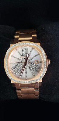WN4008 WITTNAUER ROSE GOLD CRYSTAL ACCENT WOMEN'S WATCH JW-3