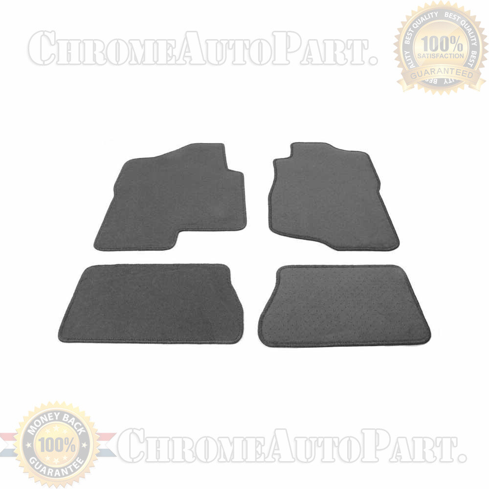 For 20072013 Silverado Sierra Crew Cab Tahoe Floor Mats Nylon Grey