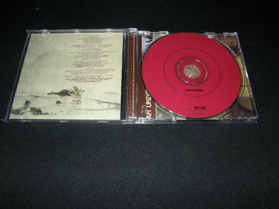 AMORPHIS AM UNIVERSUM / REPLAPSE RECORDS CD With BOOKLET Foto 3 de 4