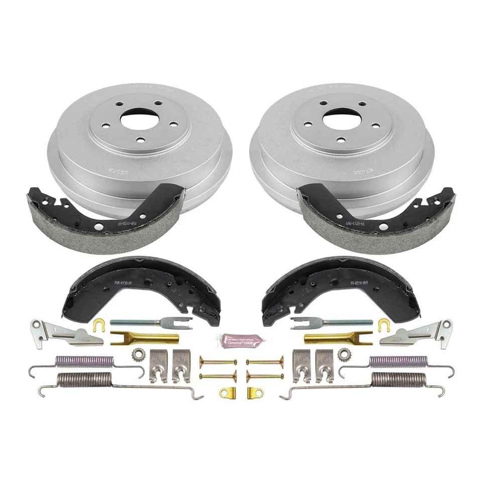 KOE15190DK Powerstop Brake Disc And Drum Kits 4-Wheel Set Front & Rear for Honda — 第 4/4 张图片
