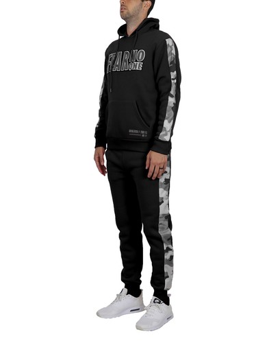 Mens Tech Fleece Hoodie & Jogger 2-Piece Set With Heat Seal Zipper Design S-4XL - Picture 4 of 14