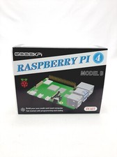 Raspberry Pi 4 Model B 4GB Plastic Case 64GB SD Card, Starter Kit