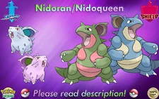⚔️Shiny/Non-shiny Nidoran/Nidoqueen 6IV🛡️Pokémon Sword/Shield HOME (💯Legal)