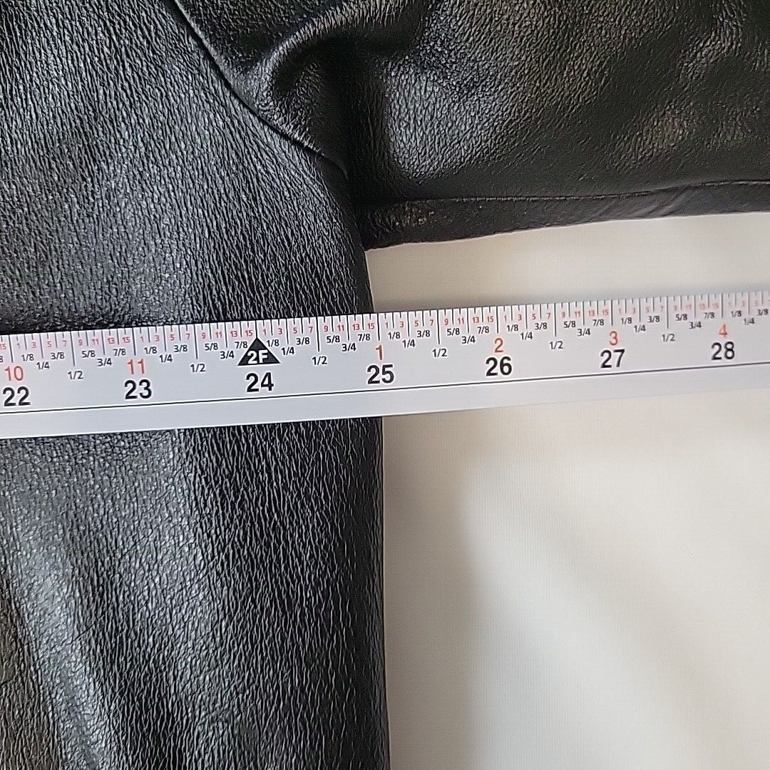 Fitz Wright Floral Embossed Leather Button Coat W… - image 18