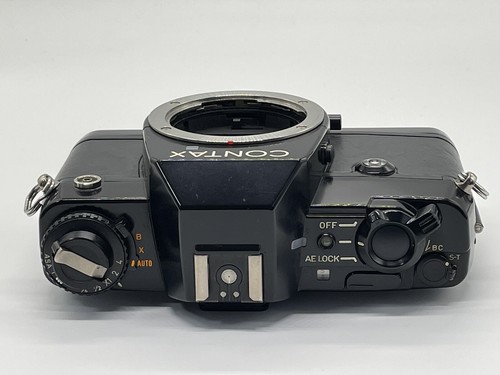 [Exc+5] Contax 137 MD Quartz analoge Spiegelreflexkamera 35 mm schwarzes Gehäuse aus Japan - Bild 9 von 11