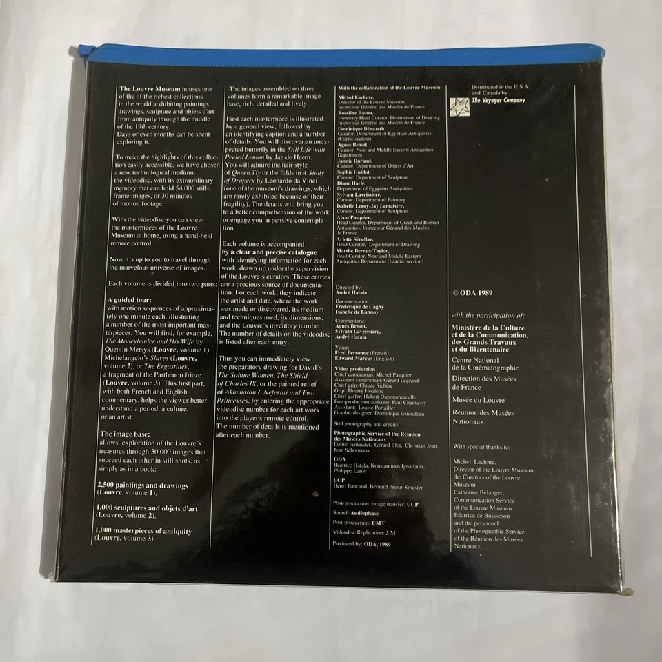 LOUVRE VIDEODISC LASERDISC VOL 1 Paintings/Drawings - Image 3 of 4