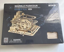 ROKR Marble Parkour Marble Run 3D Wooden Puzzle LG501 New Sealed
