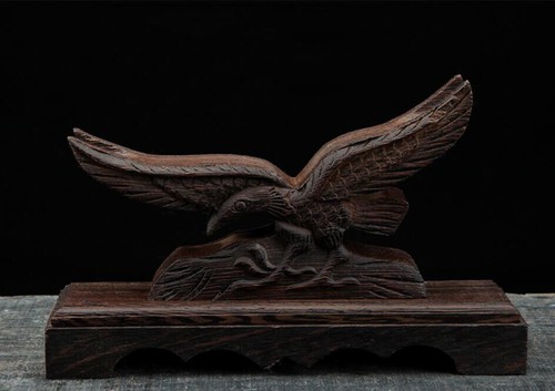 Wenge Adler Schwerthalter Ständer Gestell für japanisches Samurai Schwert Wakizashi Katana - Bild 1 von 6