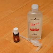 Young Living Thieves Waterless Hand Purifier 7.6 oz  Thieves Essential Oil 15mL