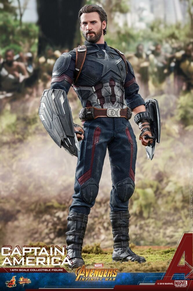 HOTTOYS キャプテン・アメリカ AVENGERS INFINITY WAR In Stock Hot Toys MMS480 Avengers 3 Infinity War Captain America 1