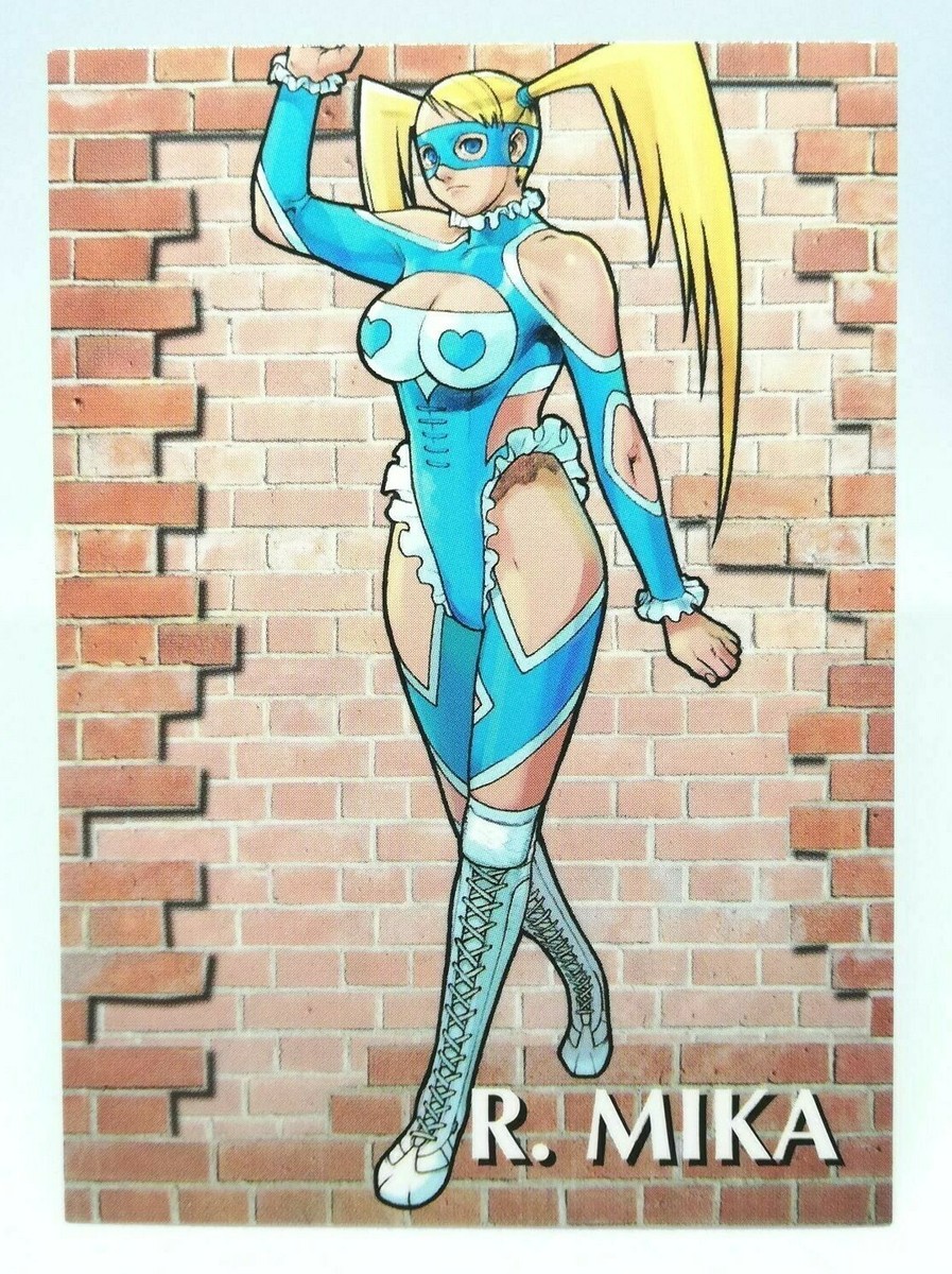 31 R.MIKA Street Fighter 15TH Trading Hobby Card Ⅱ Ⅲ ZERO CAPCOM