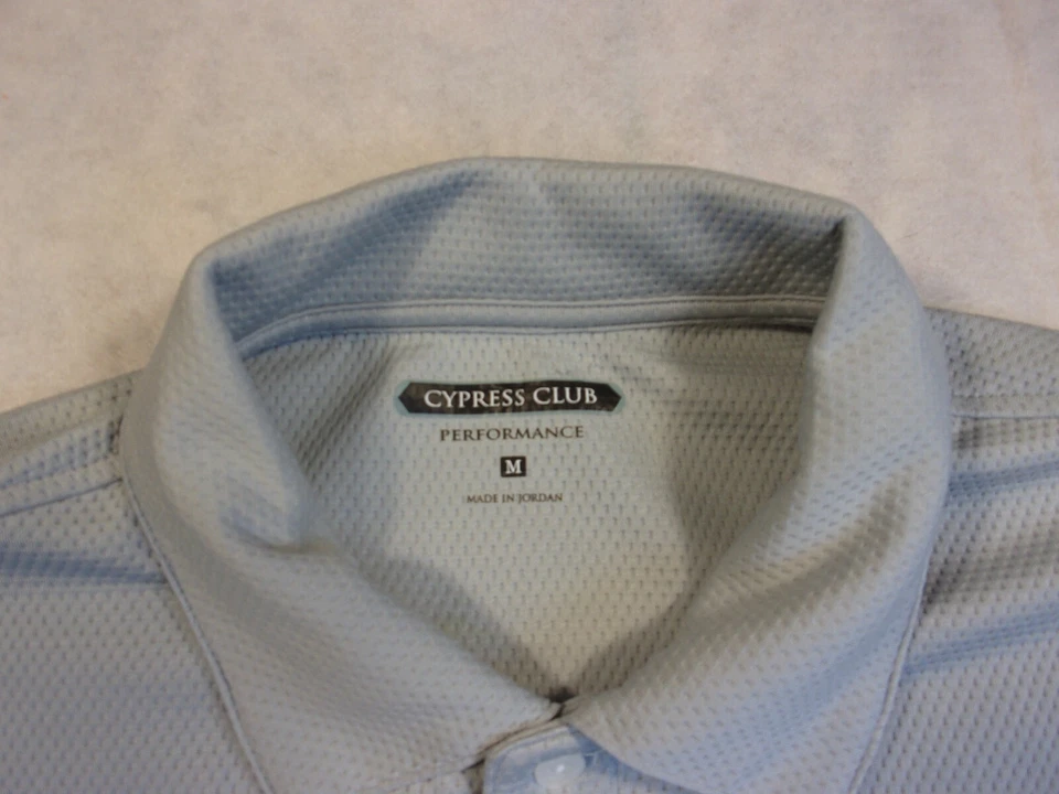 CYPRESS CLUB Performance Men's Polo Shirt Size Medium - Image 2 of 4