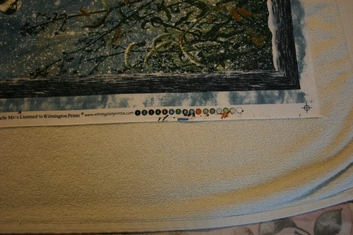 Winter Whispers snowy deer panel Michelle Mara for Wilmington Prints & 2yds matl - Picture 5 of 11