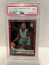 52417664 Tacko Fall 2019 Donruss Optic Red Fast Break Prizm RC /85 PSA 9 MINT C0