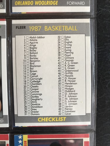 1987-88 Fleer Basketball Complete Set(1-132) With Stickers(1-11) Michael Jordan - Picture 9 of 10