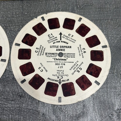 Vintage GAF View Master Little Orphan Annie Set of 3 Reels 1978 Sleeve & Book - Picture 4 of 6