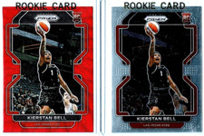KIERSTAN BELL 2022 Panini Prizm WNBA Ruby Wave Prizm + FREE Base RC #191🏀ACES🏆