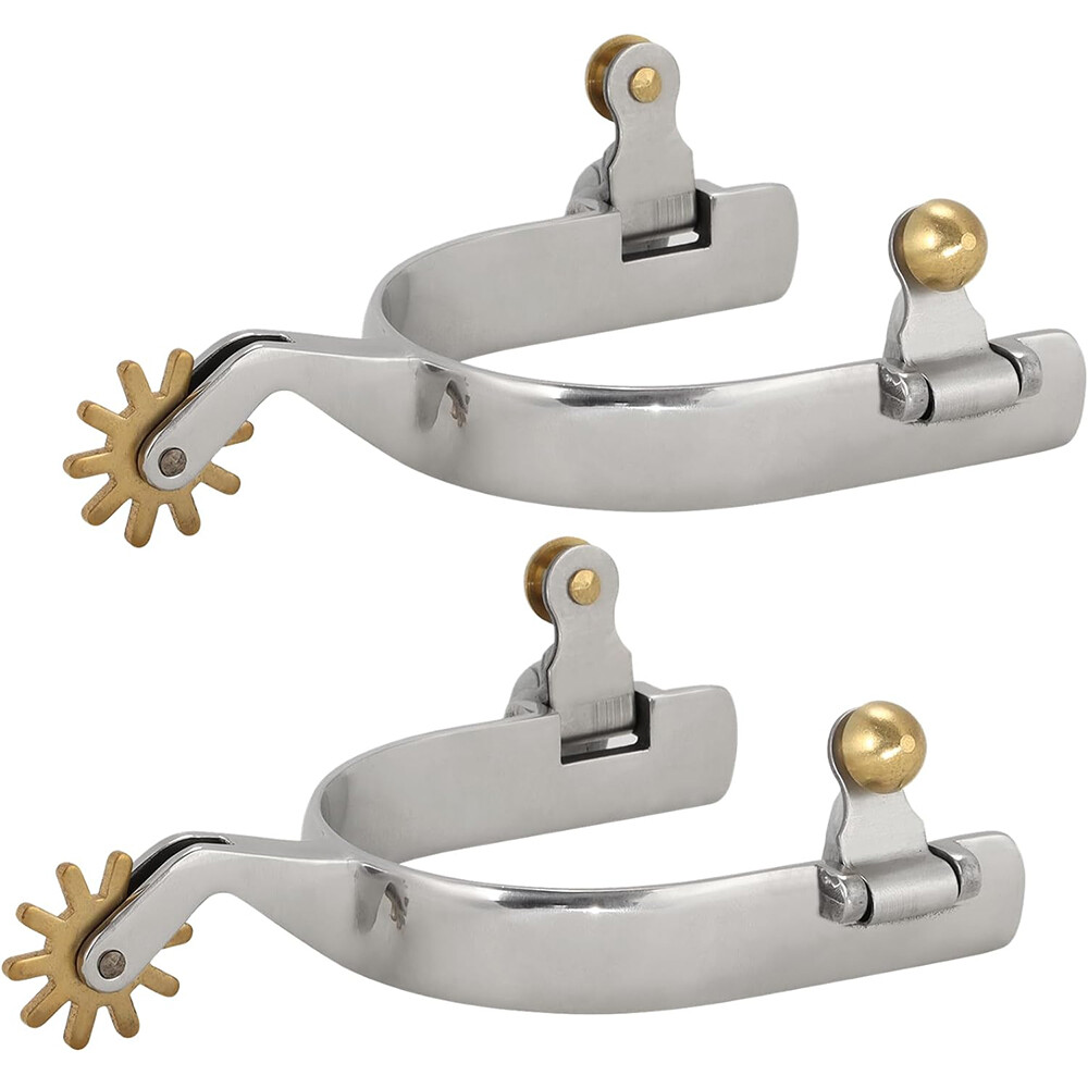 2pcs Horse Spurs for Men Western Cowboy Spurs for Horse Riding